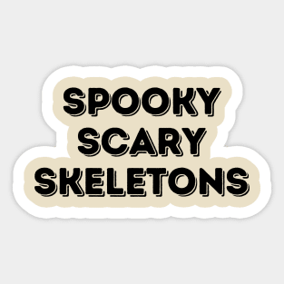 Halloween Spooky Scary Sticker